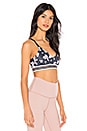 view 2 of 4 One More Stripe Bra in Impressionist Floral Navy
