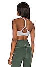 view 3 of 4 Spacedye Slim Racerback Bra in Silver Mist