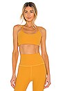 view 1 of 4 Spacedye Slim Racerback Bra in Sunny Citrine Solid