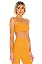 view 2 of 4 Spacedye Slim Racerback Bra in Sunny Citrine Solid
