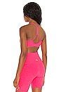 view 3 of 4 Spacedye Slim Racerback Bra in Electric Pink