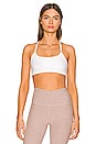 view 1 of 4 Spacedye Slim Racerback Bra in Cloud White
