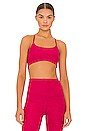 view 1 of 4 Spacedye Slim Racerback Bra in Dragon Fruit Sangria