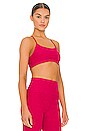 view 2 of 4 Spacedye Slim Racerback Bra in Dragon Fruit Sangria