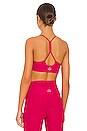 view 3 of 4 Spacedye Slim Racerback Bra in Dragon Fruit Sangria