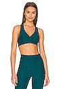 view 1 of 4 Spacedye Lift Your Spirits Sports Bra in Deep Sea Heather