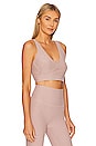 view 2 of 4 Spacedye Long Line Bra in Chai