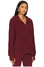 view 2 of 4 Urban Explorer Half Zip Pullover Sweatshirt in California Merlot