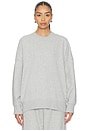 view 1 of 4 Luxefleece Oversized Sweatshirt in Light Heather Gray