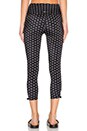 view 3 of 3 x Kate Spade High Waist Bow Capri Legging in Polka Dot