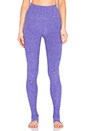 view 1 of 3 Spacedye High Waist Stirrup Legging in Faded Denim Lavender