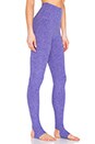 view 2 of 3 Spacedye High Waist Stirrup Legging in Faded Denim Lavender