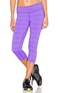 view 1 of 4 Stripe Capri Legging in Vivid Violet