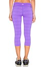 view 3 of 4 Stripe Capri Legging in Vivid Violet