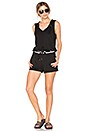 view 1 of 3 Varsity Romper in Black