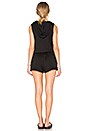 view 3 of 3 Varsity Romper in Black