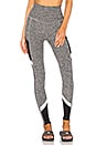 view 1 of 4 Spacedye Refraction High Waisted Long Legging in Black White