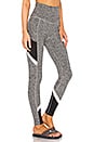 view 2 of 4 Spacedye Refraction High Waisted Long Legging in Black White