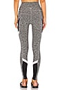 view 3 of 4 Spacedye Refraction High Waisted Long Legging in Black White