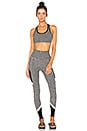 view 4 of 4 Spacedye Refraction High Waisted Long Legging in Black White