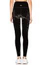 view 3 of 4 Crushed Velvet Legging in Black