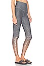 view 2 of 5 Alloy High Waisted Legging in Black, White & Rose Gold