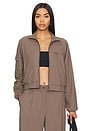 view 1 of 5 Status Pocket Sleeve Cropped Jacket in Dune