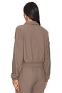 view 4 of 5 BLOUSON CROPPED STATUS POCKET SLEEVE in Dune