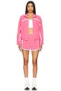 view 5 of 5 Go Retro Jacket in Pink Horizion & True White