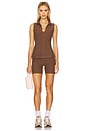 view 4 of 4 Venice Zip Front Vest in True Chocolate Heather