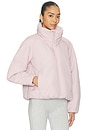 view 3 of 5 Warm Up Puffer Jacket in Pale Pink
