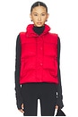 view 1 of 4 Big Cozy Puffer Vest in Holly Red
