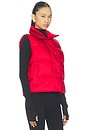 view 2 of 4 Big Cozy Puffer Vest in Holly Red