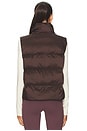 view 4 of 5 Big Cozy Puffer Vest in Dark Chocolate