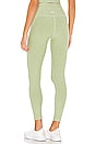 view 3 of 4 Spacedye Caught In The Midi High Waisted Legging in Pale Pine & Glade Green