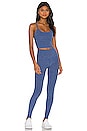 view 4 of 4 Spacedye High Waist Long Legging in Serene Blue & Hazy Blue
