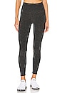 view 1 of 4 Spacedye Caught In The Midi Legging in Black & Charcoal
