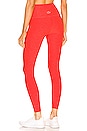 view 3 of 4 Spacedye At Your Leisure High Waisted Legging in Redflower Scarlet