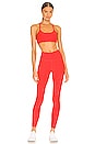 view 4 of 4 Spacedye At Your Leisure High Waisted Legging in Redflower Scarlet
