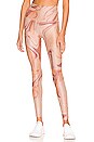 view 1 of 4 Printed Spacedye Caught in the Midi High Waisted Legging in Chai Marble