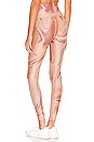 view 3 of 4 Printed Spacedye Caught in the Midi High Waisted Legging in Chai Marble