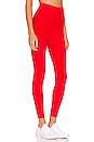 view 2 of 4 Spacedye Caught in the Midi Legging in Red Hot Siren