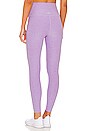 view 3 of 4 Spacedye At Your Leisure Midi Legging in Crisp Lavender Heather