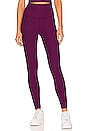 view 1 of 4 Caught in the Midi High Waisted Legging in Aubergine Beet