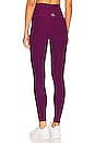 view 3 of 4 Caught in the Midi High Waisted Legging in Aubergine Beet