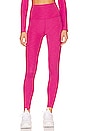 view 1 of 4 Heather Rib Legging in Bright Beet Heather Rib