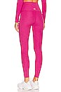 view 3 of 4 Heather Rib Legging in Bright Beet Heather Rib