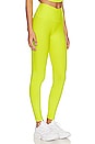 view 2 of 4 SPACEDYE AT YOUR LEISURE 레깅스 in True Chartreuse Heather