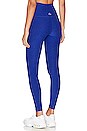 view 3 of 4 Spacedye Take Me Higher Legging in Sapphire Blue Heather