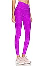 view 2 of 4 Spacedye At Your Leisure Legging in Vivid Plum Heather